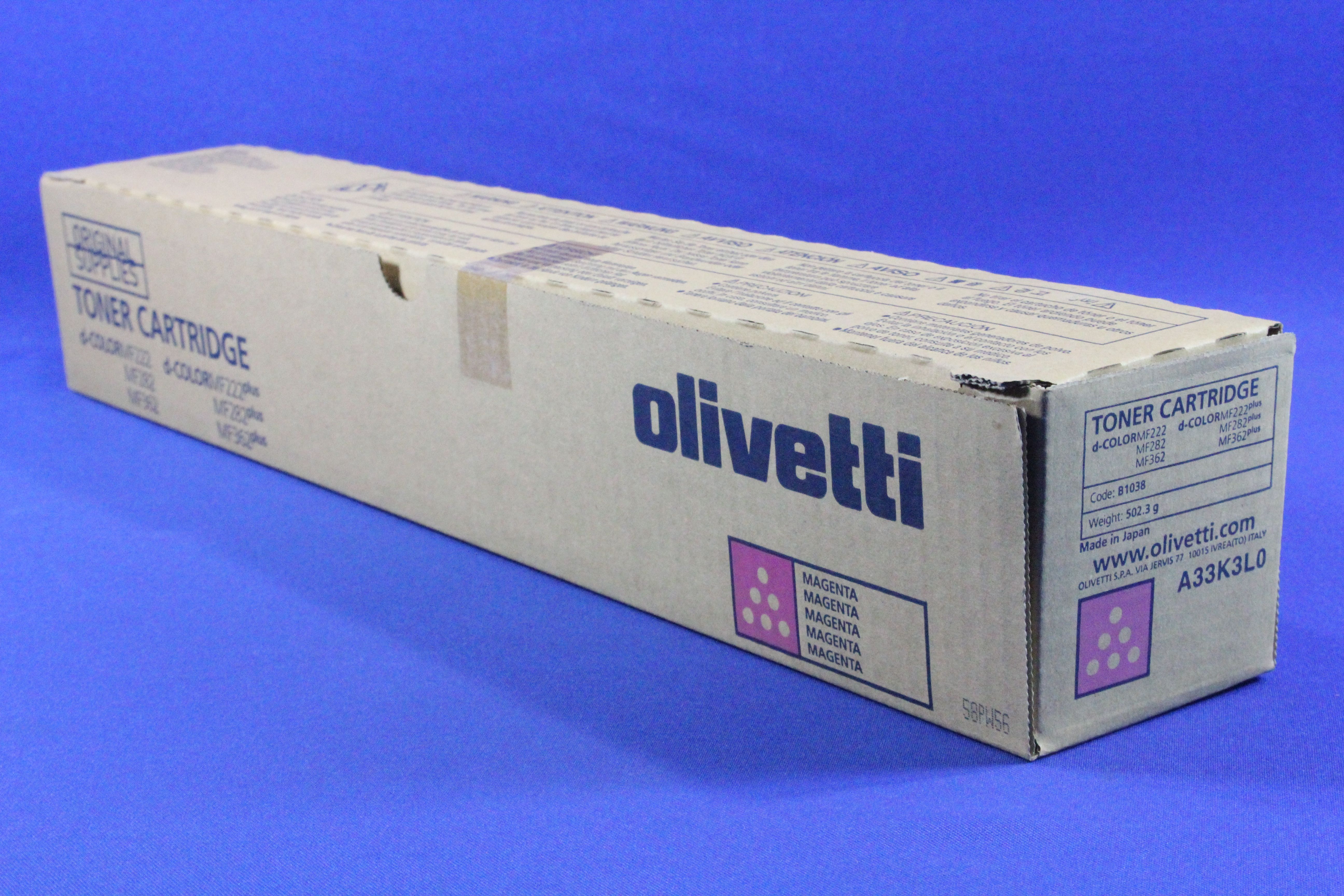 Olivetti B1038 tonerová kazeta 1 ks originálna purpurová