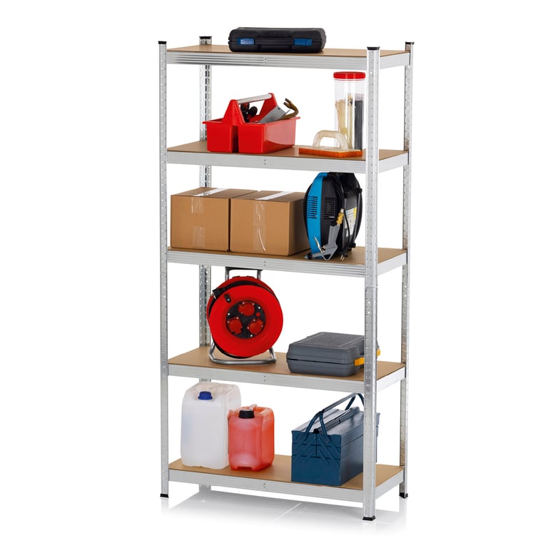 Easy!maxx Sitzwürfel Mit Stauraum | 36x35x35 Cm | Mit Vakuumierbarem Beutel & Kunststoffgleitern | Bis 120 Kg Belastbar