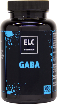 El Compra Naturwaren Import GmbH ELC Nutrition Gaba 180 Kapseln | Gamma-Aminobuttersäure | Nahrungsergänzungsmittel | Supplements