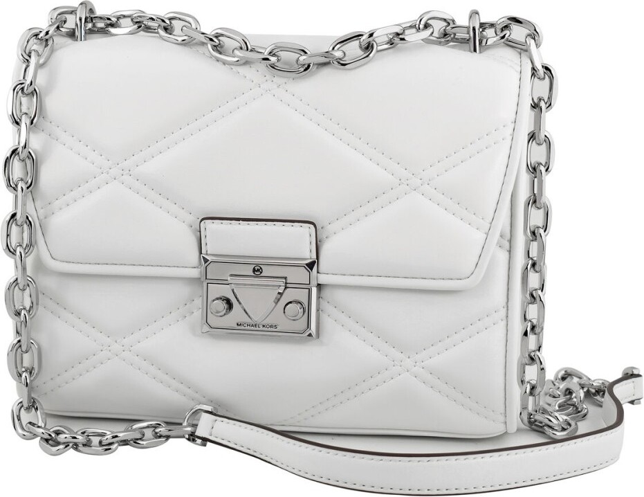 Damen Handtasche Michael Kors Serena Weiß 22 x 16 x 9 cm S0383052