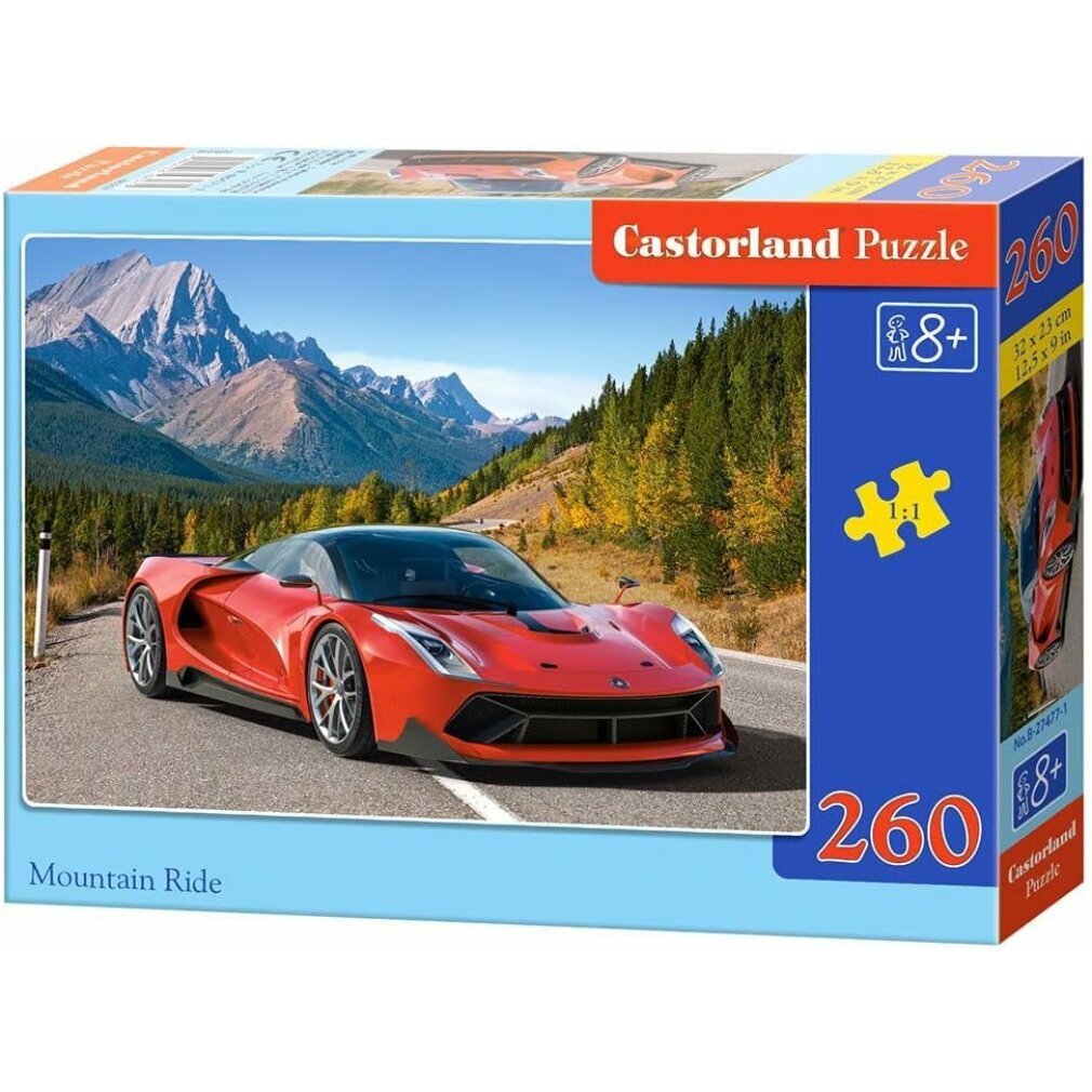 Castorland Puzzle mit 260 Teilen „Auto in den Bergen“ 27477 WLP-Castorland-27477