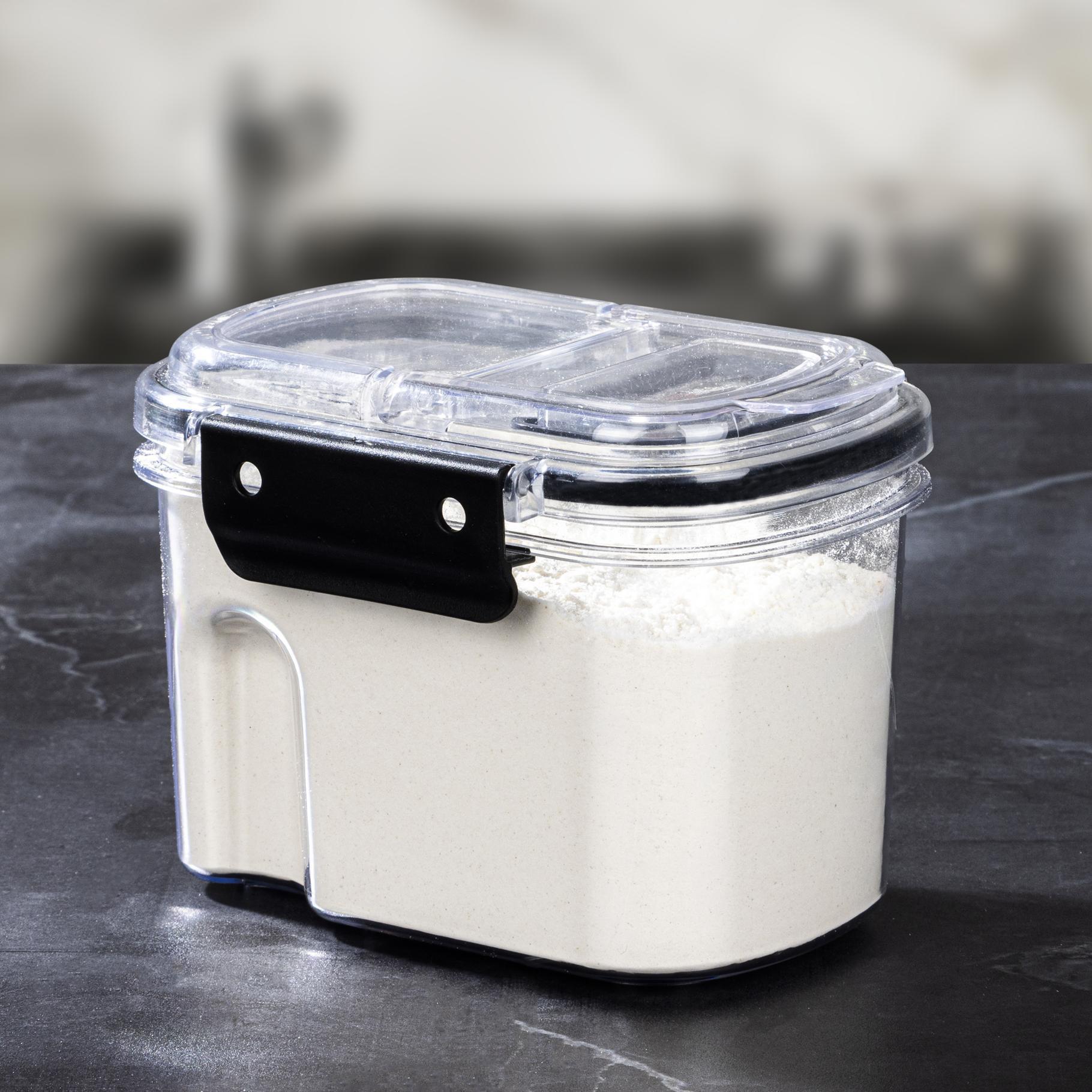 Gravidus GmbH Streudose Vorratsdose Kunststoff 700 ml transparent mit Deckel