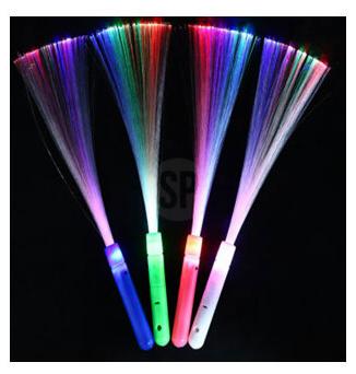 NoBrand 4 LED-Glasfaser-Spitzen, batteriebetrieben 73321