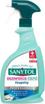 Prostředek čisticí Sanytol Professional, koupelny, sprej, 750 ml