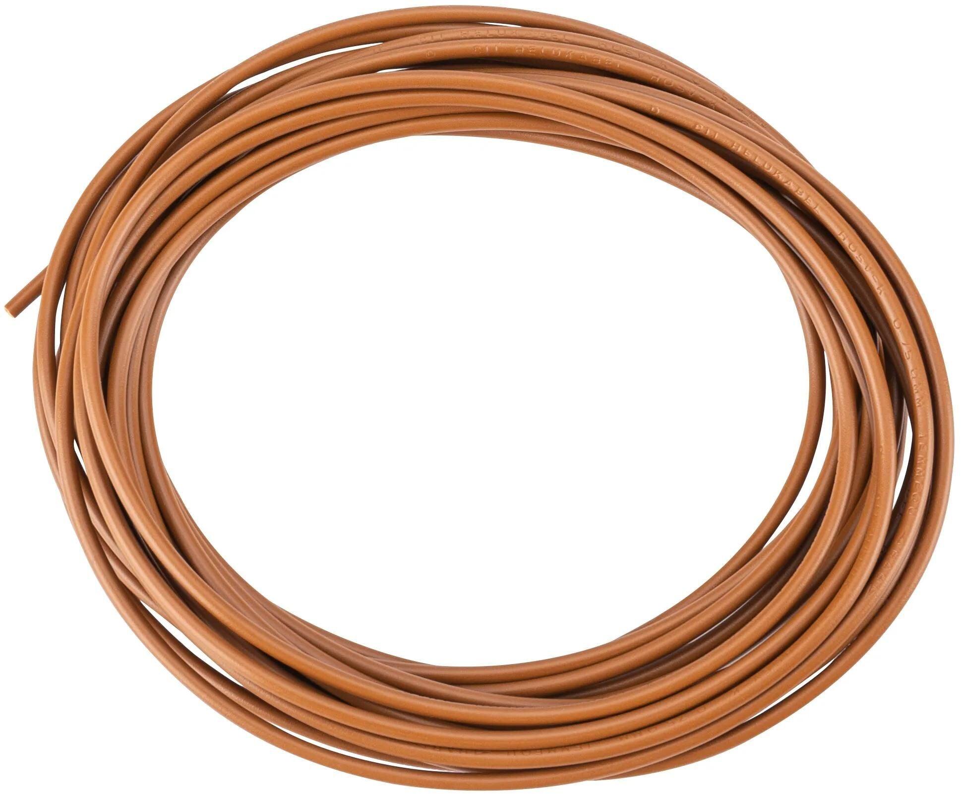 Baas Bike Parts Baas Fahrradteile Boss-Kabel FLK Fahrzeugkabel Boss BR 0,75 qmm 5 m KR2-BR