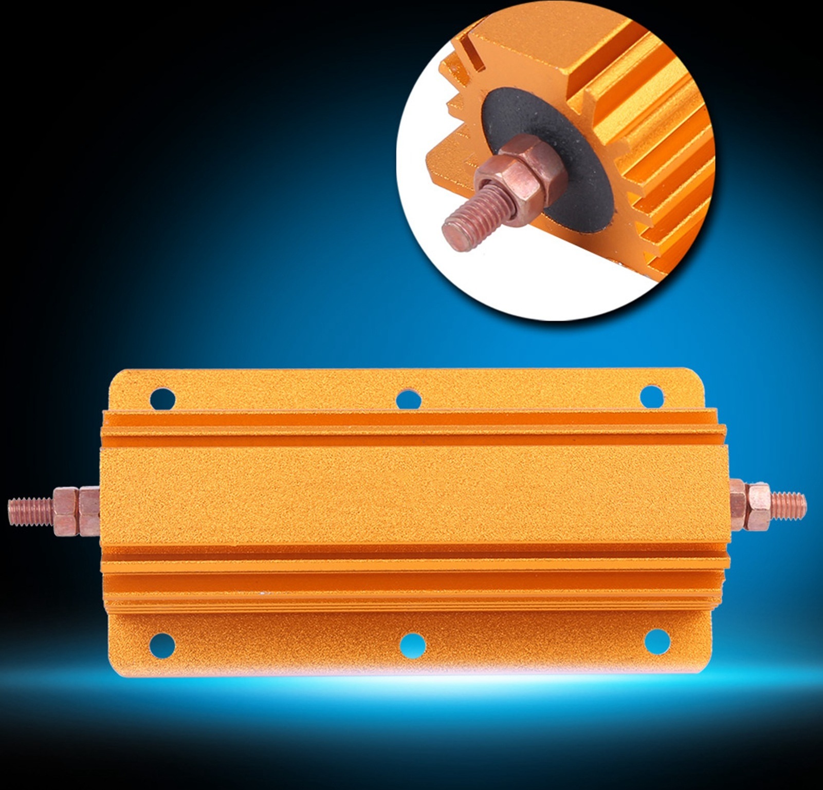 Cocosity Widerstand,RX24-Widerstand,1R-Widerstand,200W-Widerstand,Elektronisches Bauteil RX24 200W 1R