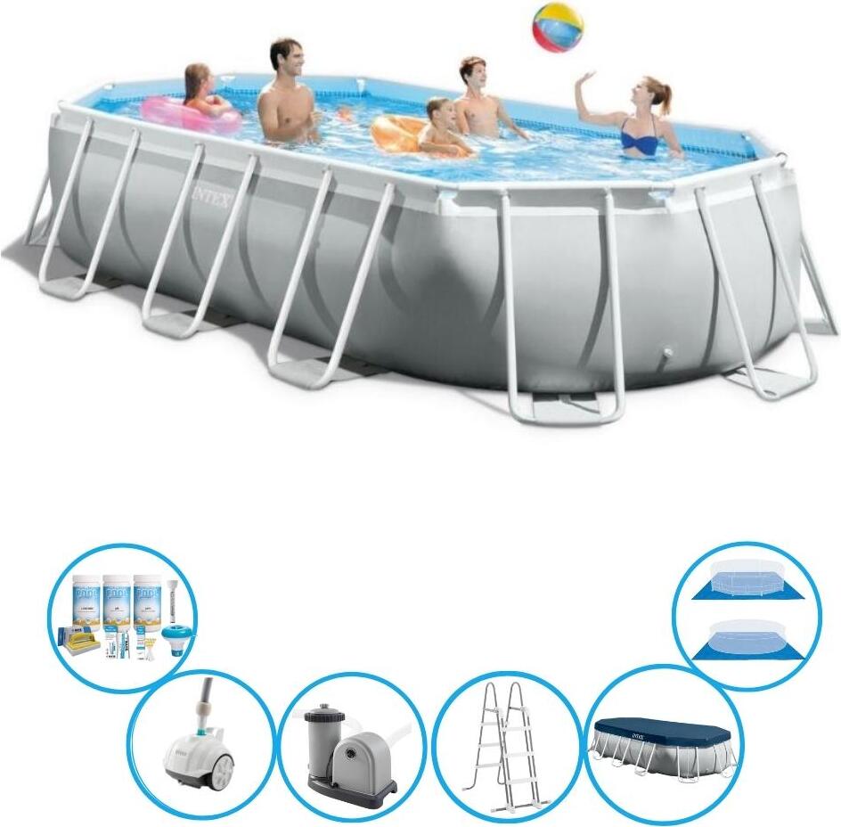 Rám bazéna Intex Prism - vrátane príslušenstva - 503x274x122 cm