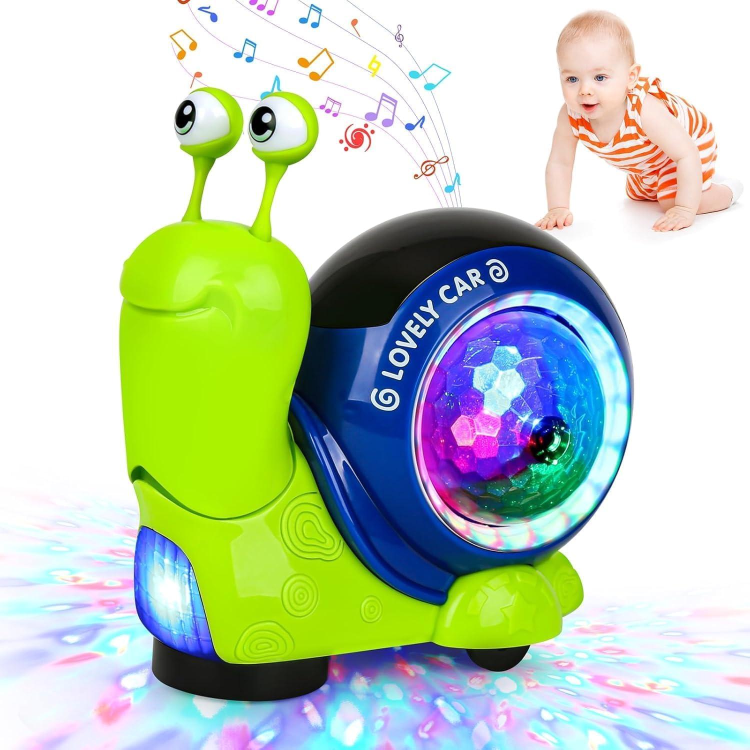 Musik Baby Krabbel Spielzeug, Lustige Schnecke Krabbel
