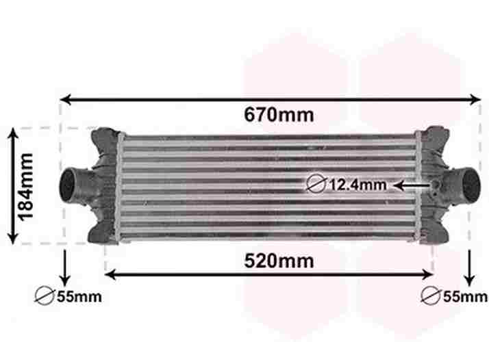 VAN WEZEL Intercooler Článok: 18014710
