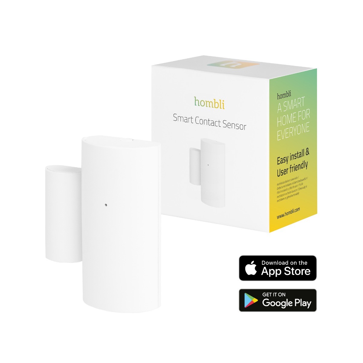 Hombli smarter Bluetooth Kontakt Sensor weiß HBSC-0109