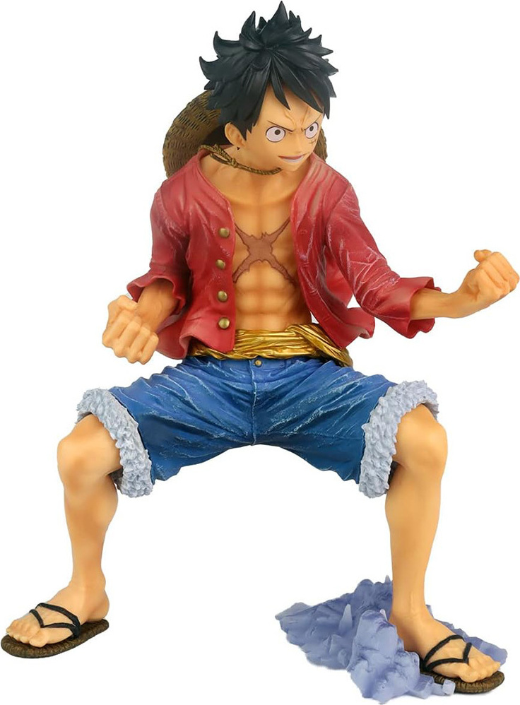 BANDAI KING OF ARTIST | One Piece Figur von Monkey D. Ruffy | Time Skip Luffy | New World | Mugiwara | Straw Hat | Strohhut Ruffy | Sammelfigur BP18972P