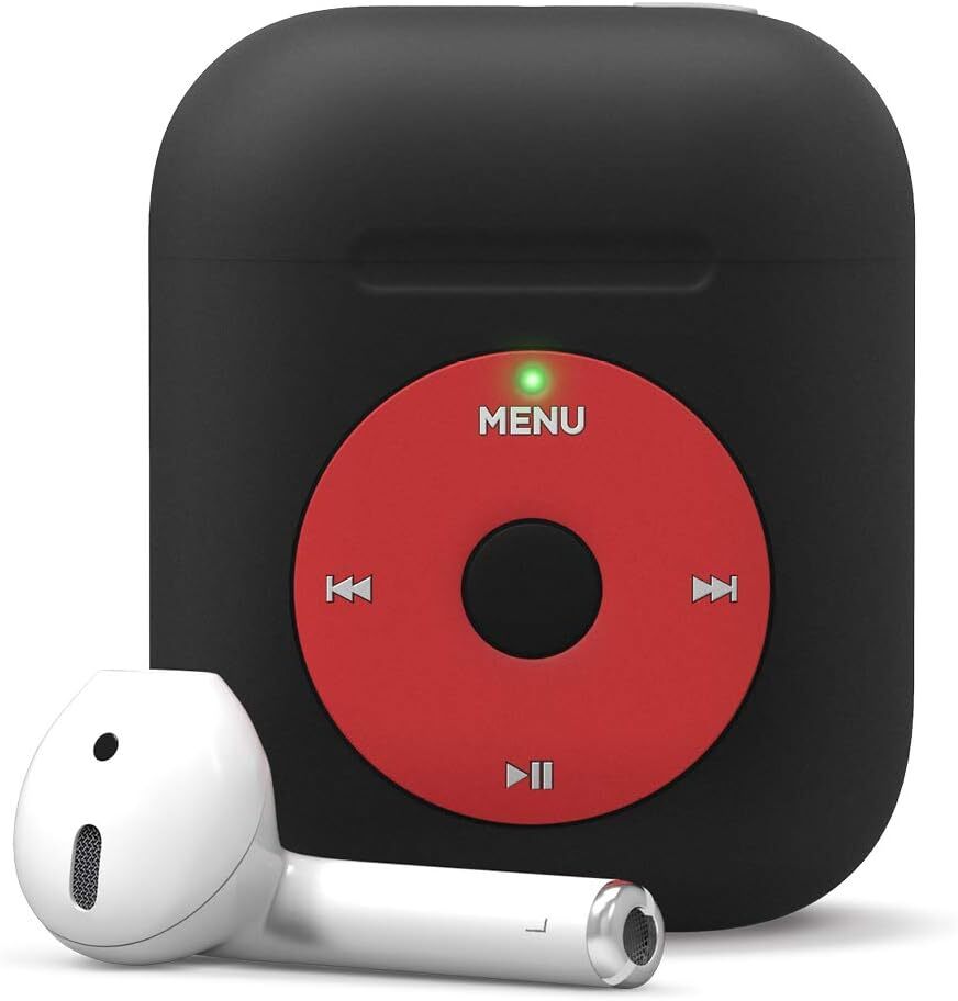 Elago AW6 Hülle für AirPods 2 / AirPods 1 Schwarz EAW6-BA-BK