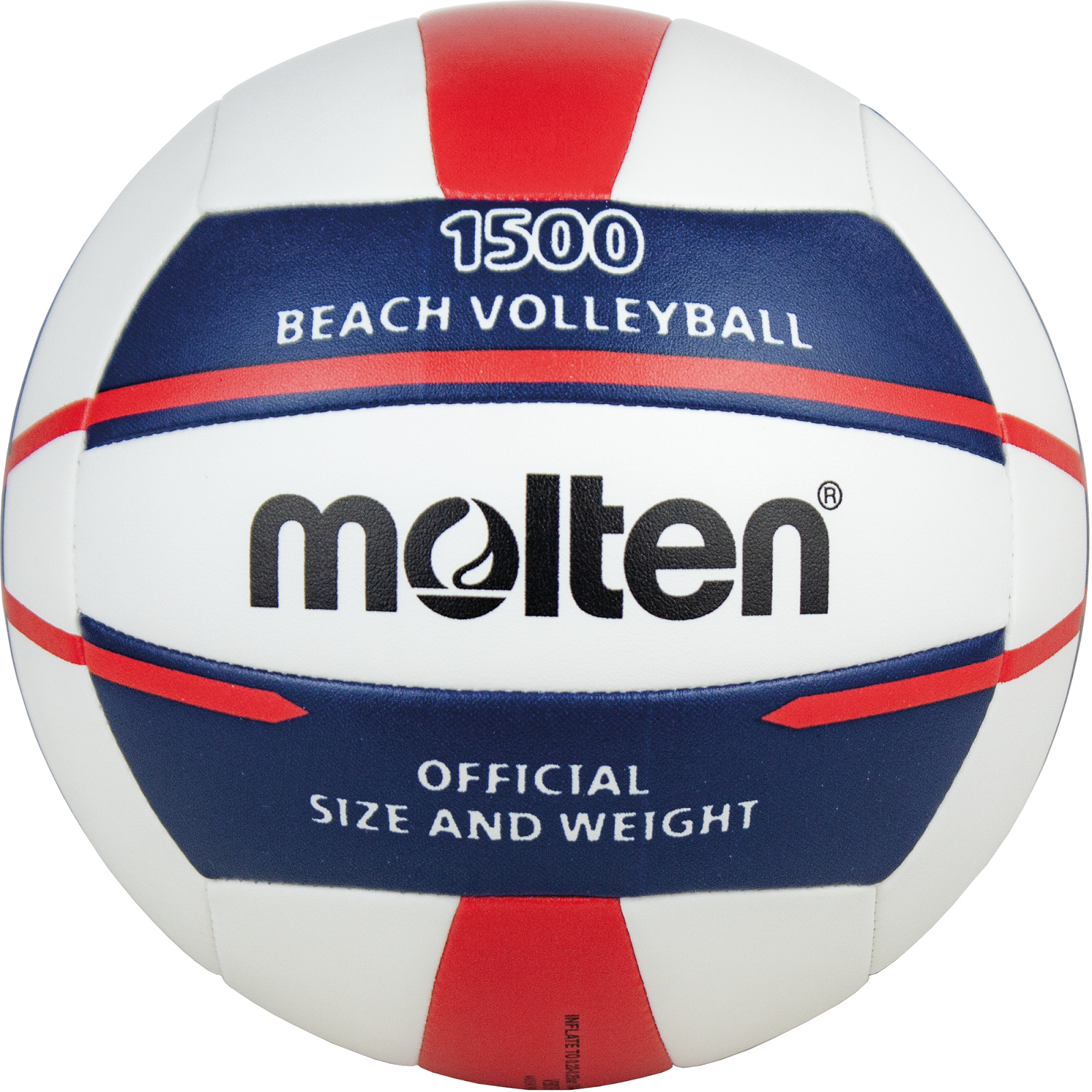 Molten Beachvolleyball Gr. 5 Volleyball Blau 0 V5B1500-WN