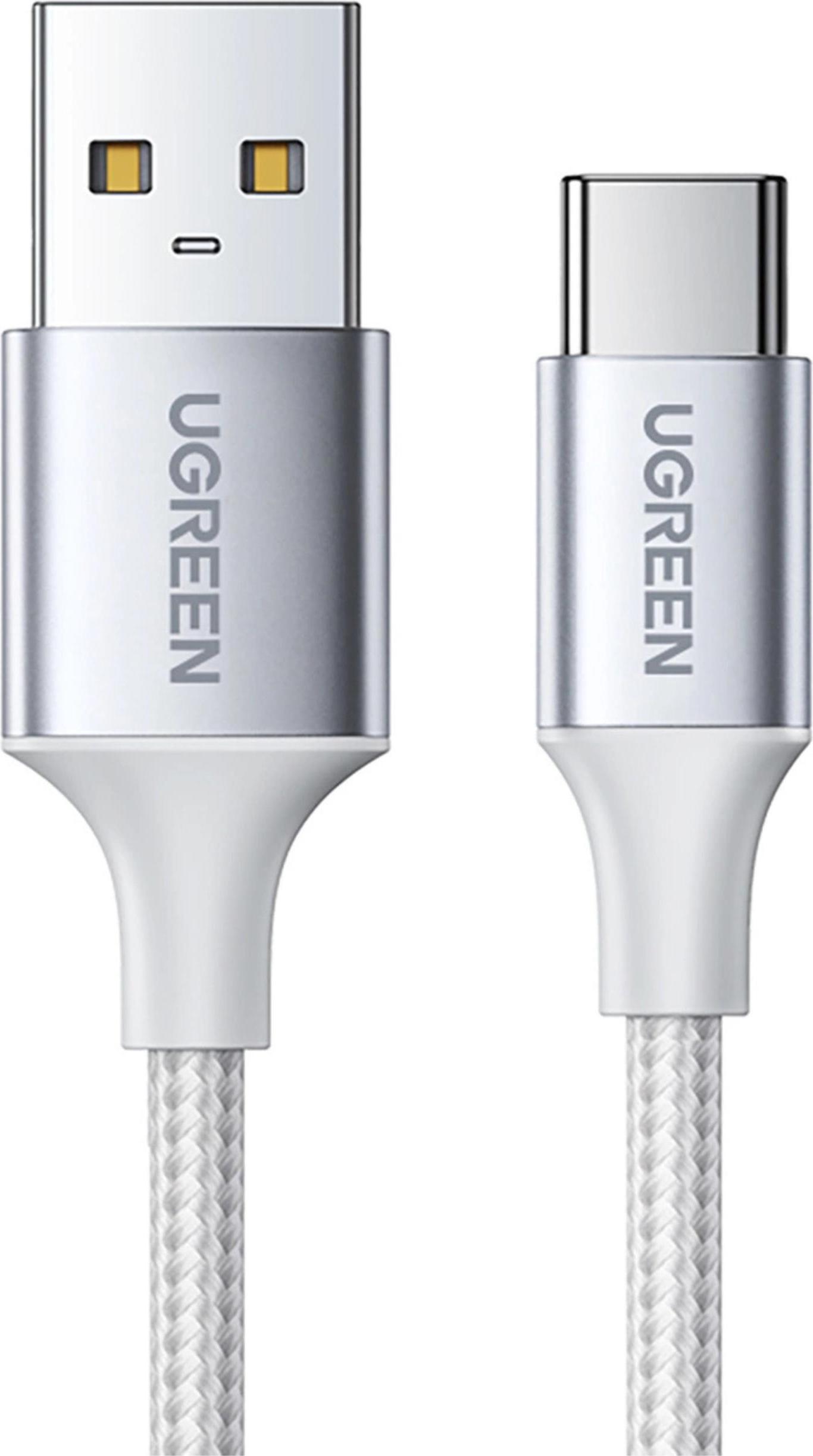 Ugreen Hochgeschwindigkeits USB-A auf USB-C Kabel 2m, Wei, QC 3.0, 3A 60133