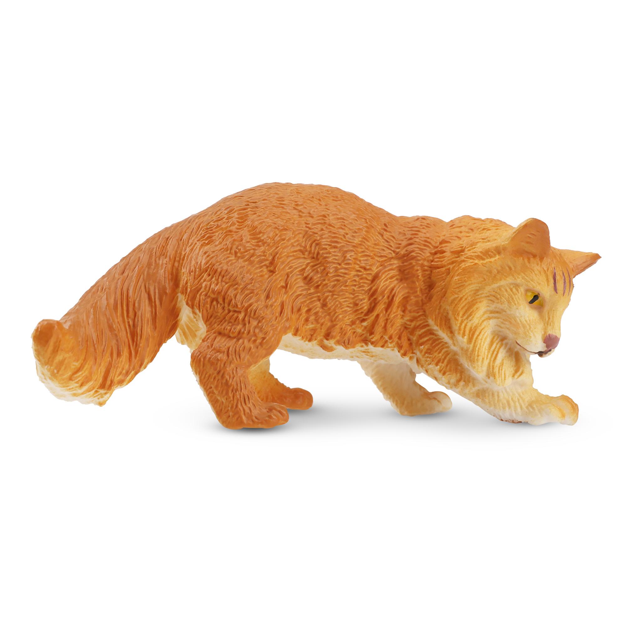 Toymany ML00171 Norwegische Waldkatze orange 6,7 cm Haustiere