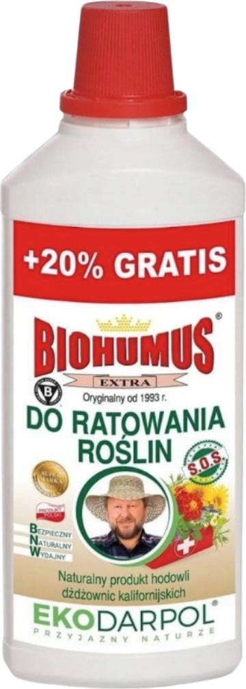 EKODARPOL Pflanzendünger Aus Wurmhumus Flüssig Spezialdünger Für Geschwächte Pflanzen 1,2 L