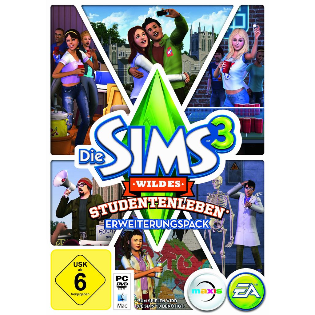 Electronic Arts Die Sims 3 - Wildes Studentenleben (Add-On) MXD09209713
