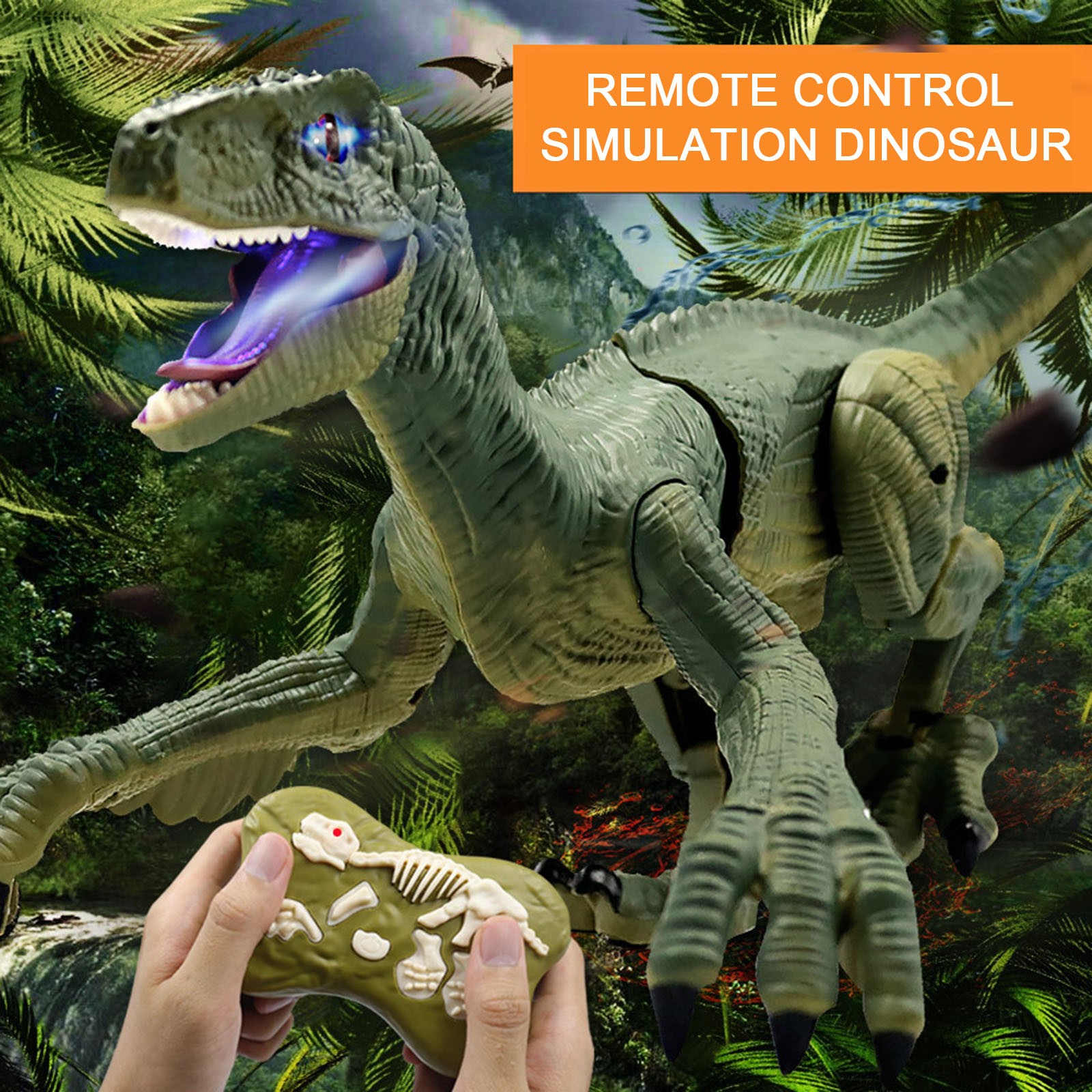 spielzeug dinosaurier mit fernbedienung 2,4 Ghz Fernbedienung Fuß Roaring Dinosaurier | Kaufland.de