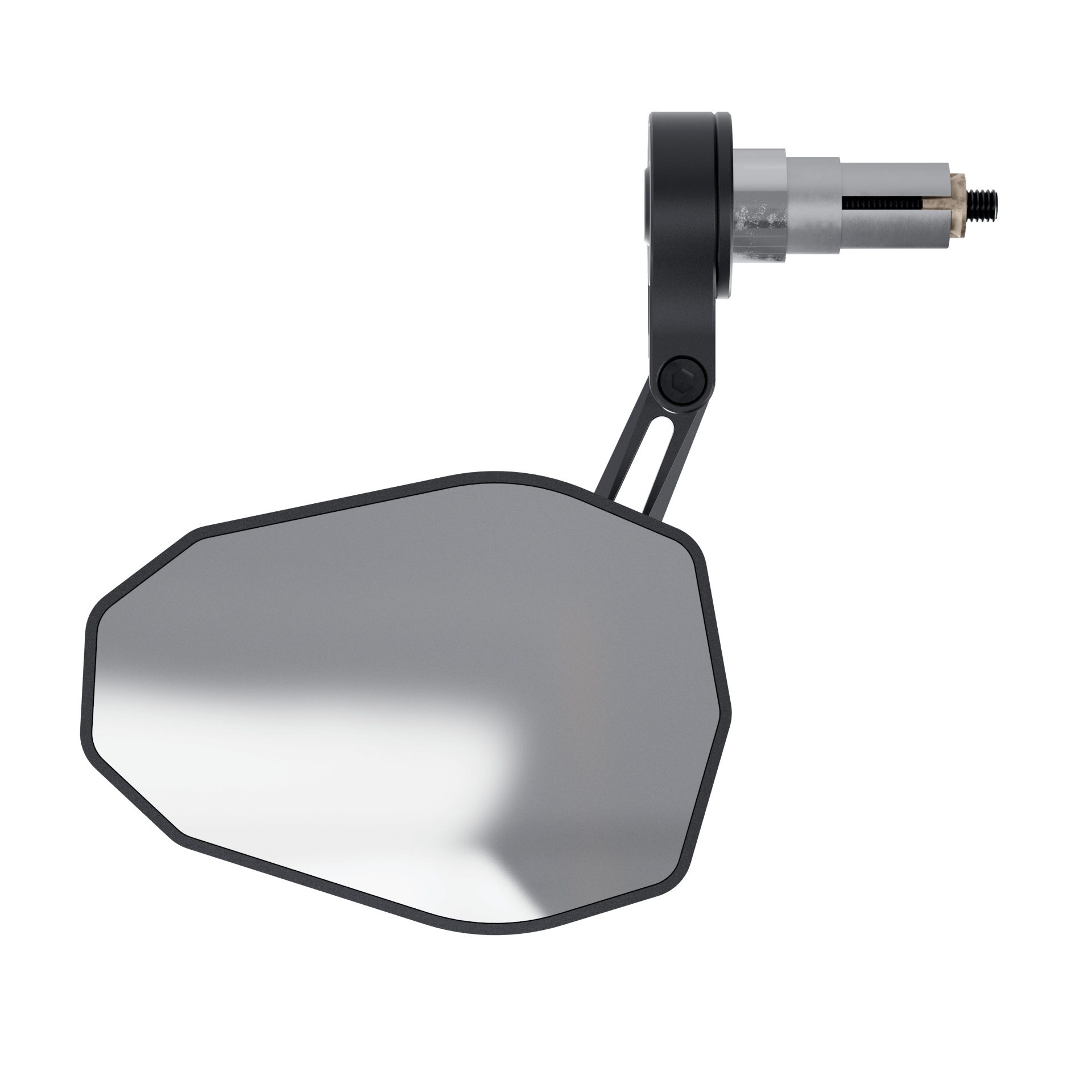 HIGHSIDER pro Specchio Victory-X Nero (1 pezzo