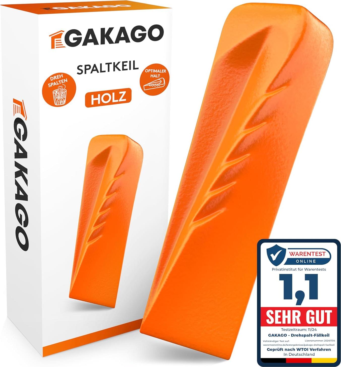 Gakago GmbH Gakago Spaltkeil für Holz Drehspaltkeil