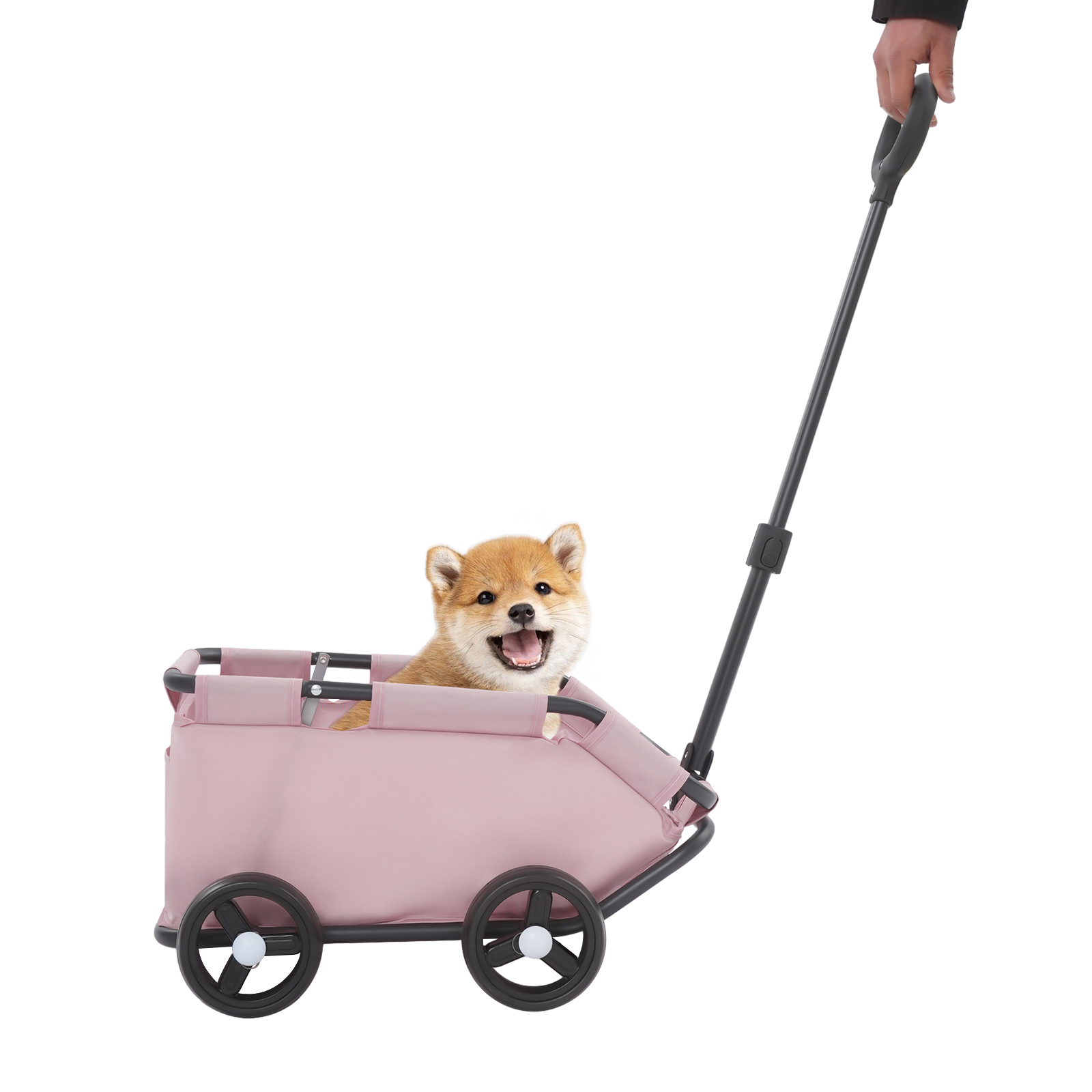 easybuy Hundewagen faltender Haustier Kinderwagen für Reisen für Haustierreisen rosa MAX 7.5kg 154154154
