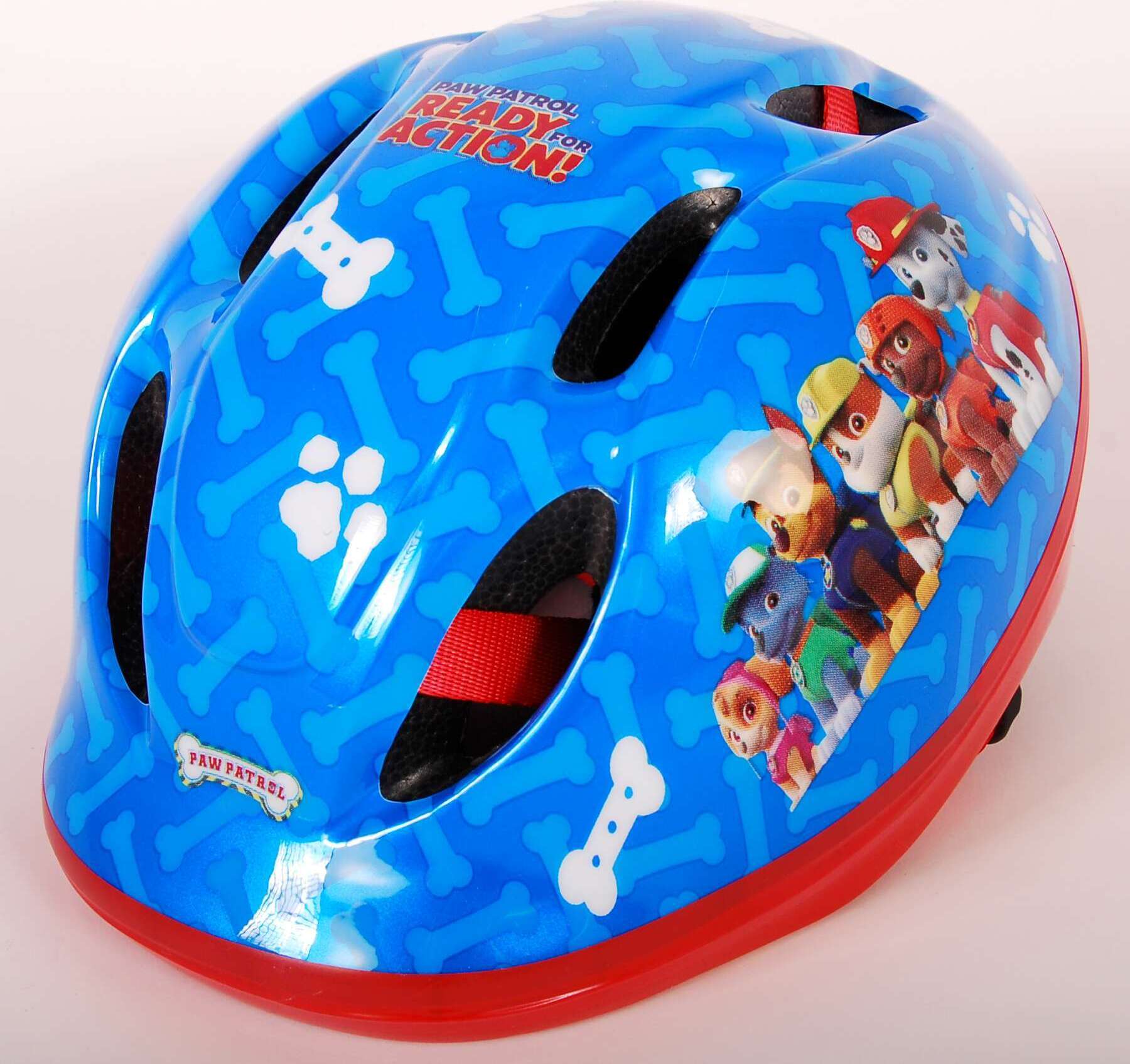 TPFSports Paw-Patrol Fahrradhelm - 51-55cm Kopfumfang - Jungen - Blau/Rot TPFSP-FR-575
