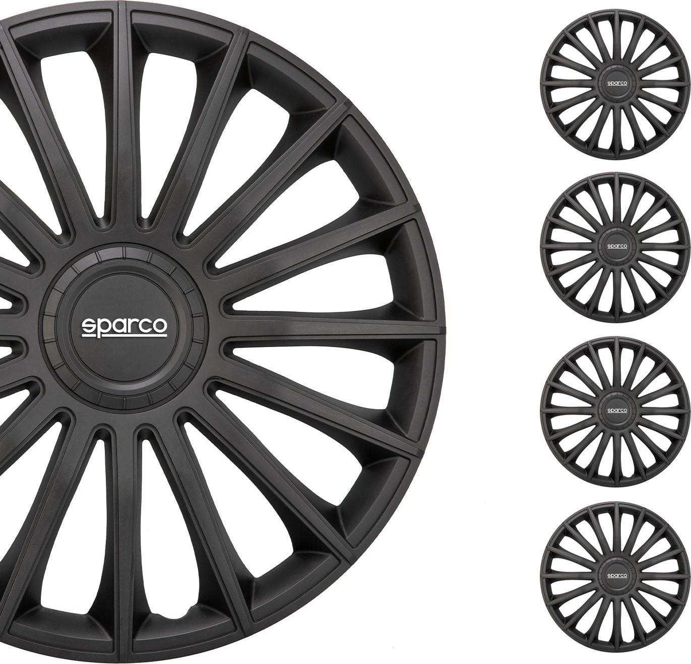 SPC1573SVBK SPARCO SICILIA Radkappen 15 Zoll Schwarz/silber