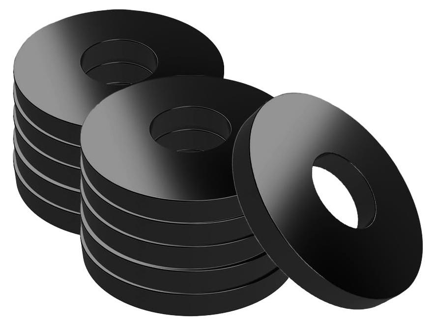 Markenlos 50 Stück, Edelstahlringe DIN 304 V2A, M8 x 20 mm, korrosionsbeständig, für Solaranlagenmontage, Bauwesen, Elektronik, Automobilindustrie und industrielle Anwendungen, schwarz