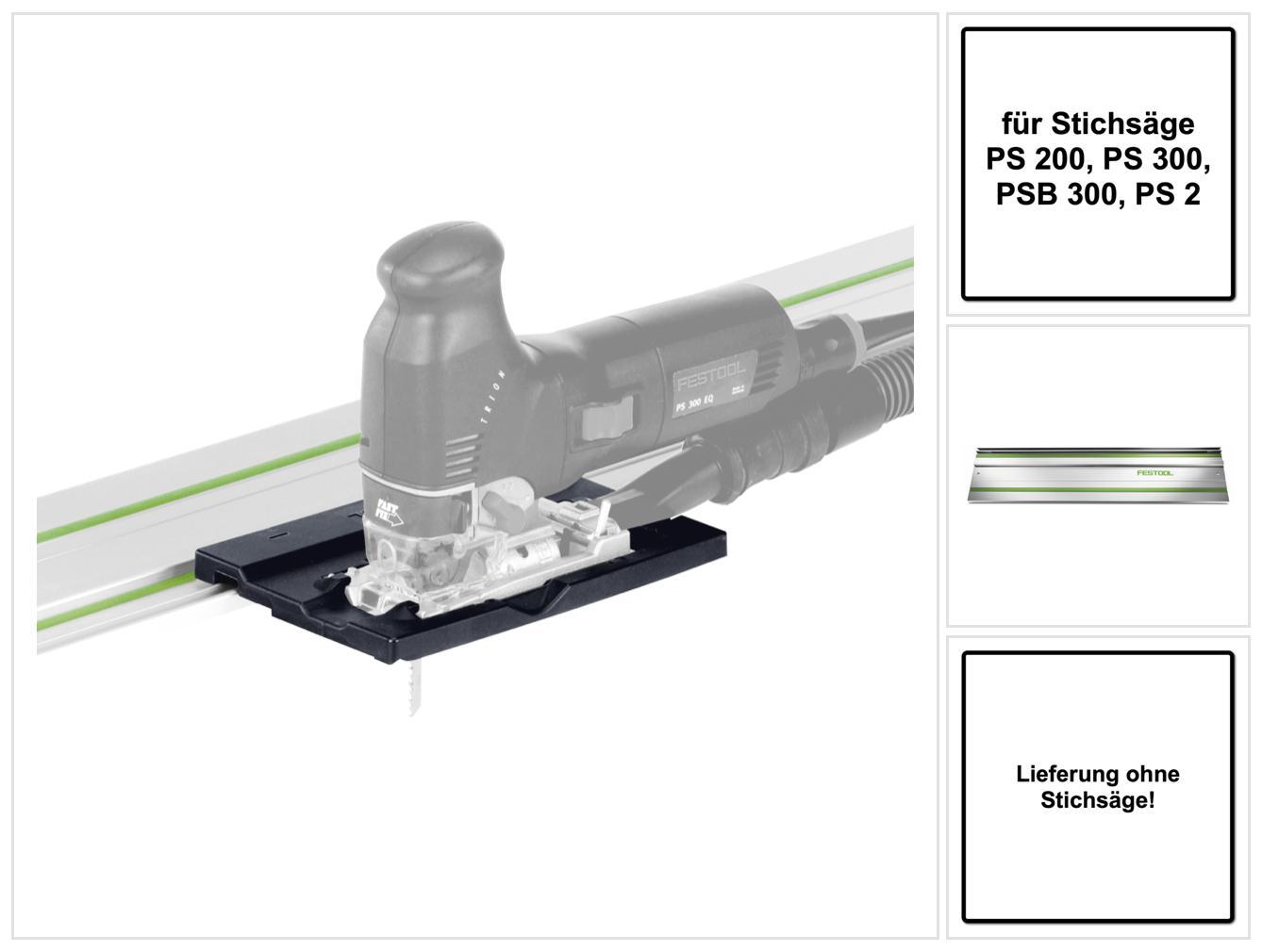 Festool FS-PS/PSB 300 Führungsanschlag ( 490031 ) + Führungsschiene 1080 mm ( 491504 ) für Stichsäge PS 200, PS 300, PSB 300, PS 2