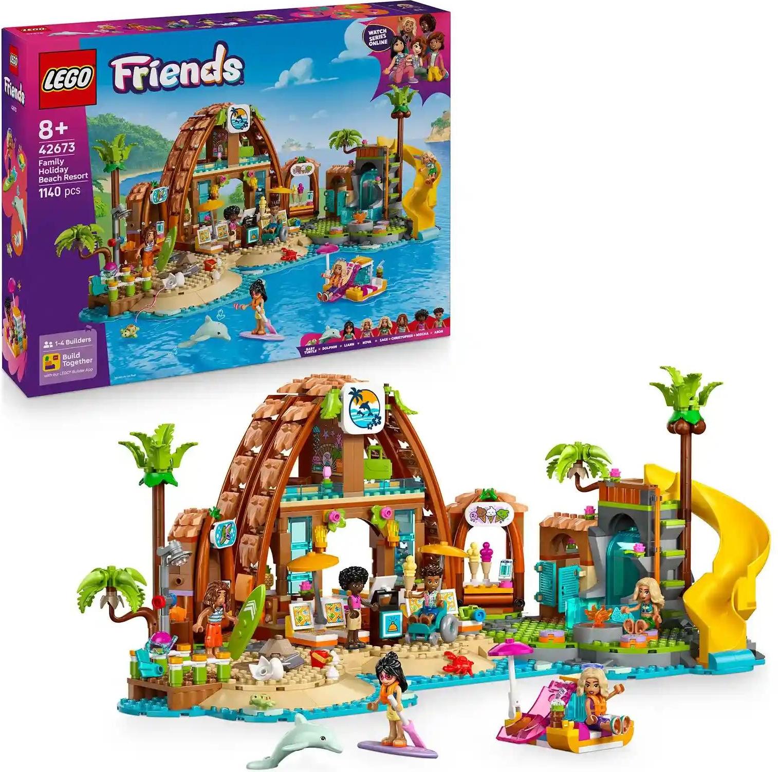 LEGO® Friends 42673 Rodinná dovolenka na pláži