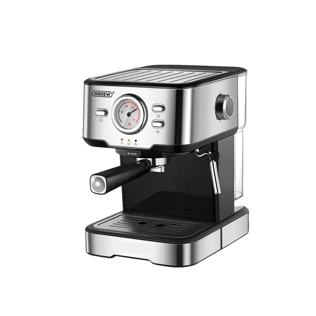 Espresso kávovar, poloautomatický, nerezová oceľ, H5, EÚ