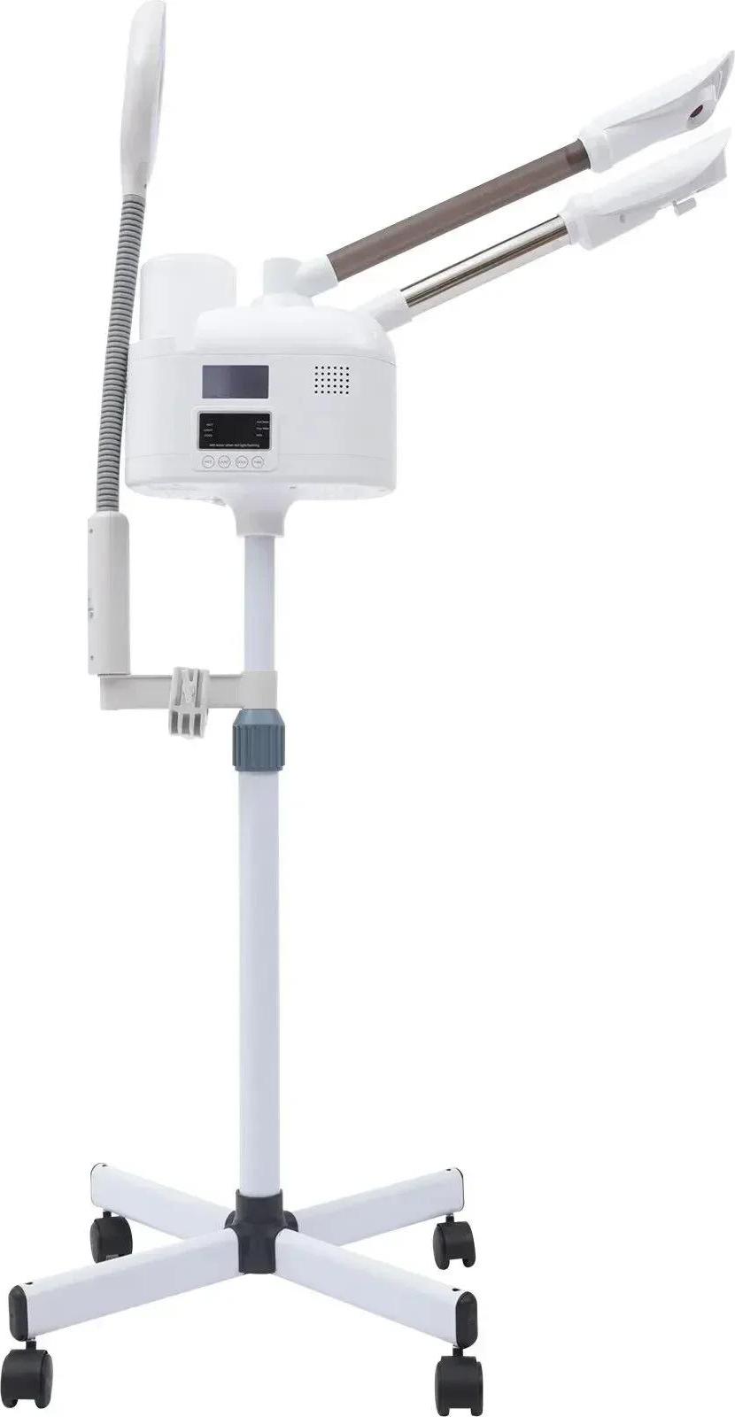 StarTech Gesichtsdampfer - 3-in-1 Ozon - Tragbar - Spa/Salon & Zuhause - Gesichtssauna - Hautpflege - Weiß