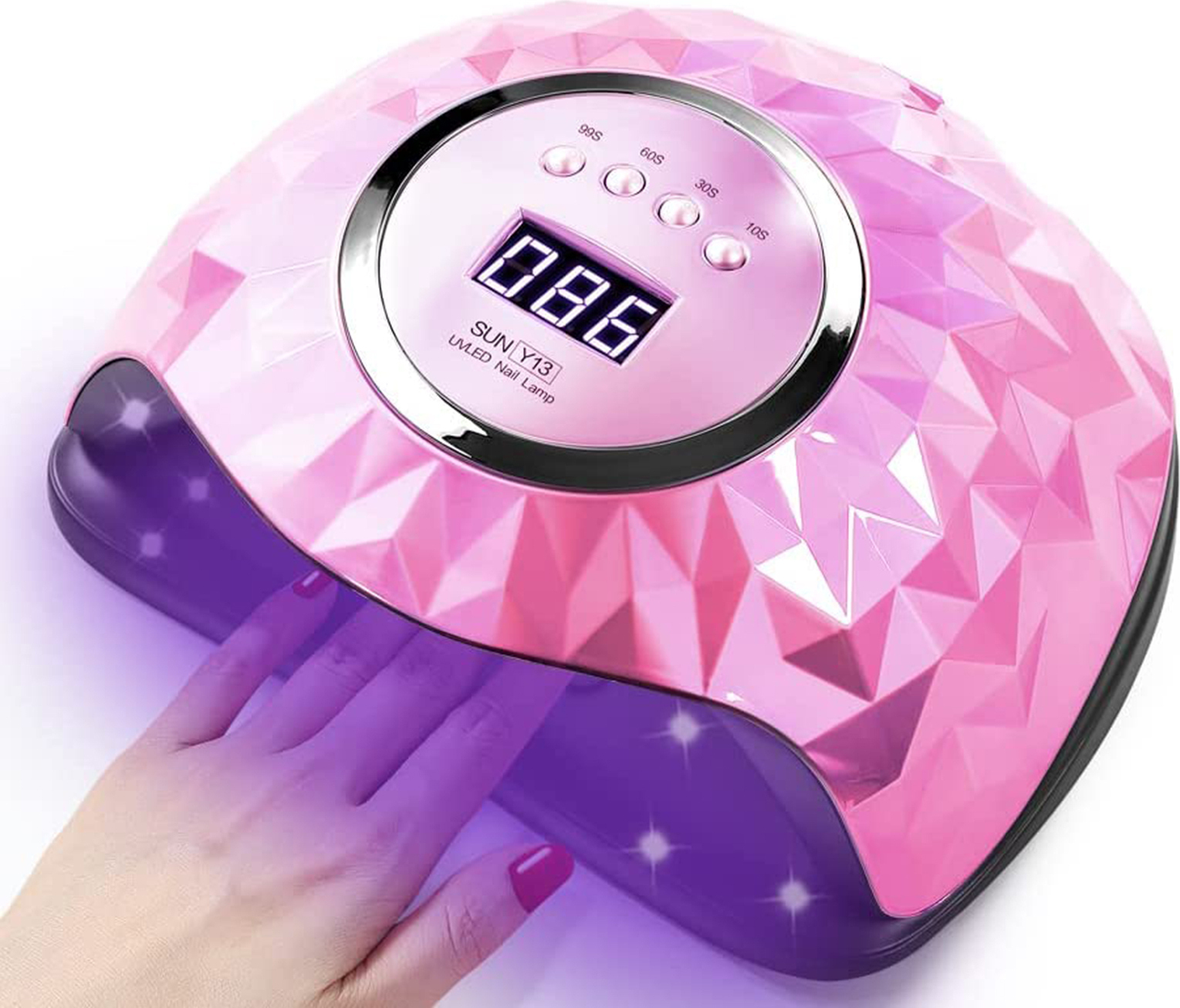 Mini UV LED Nagellampe 3W, Stiftform | 20/60 Sekunden Timer, Tragbare Gelhärtungslampe