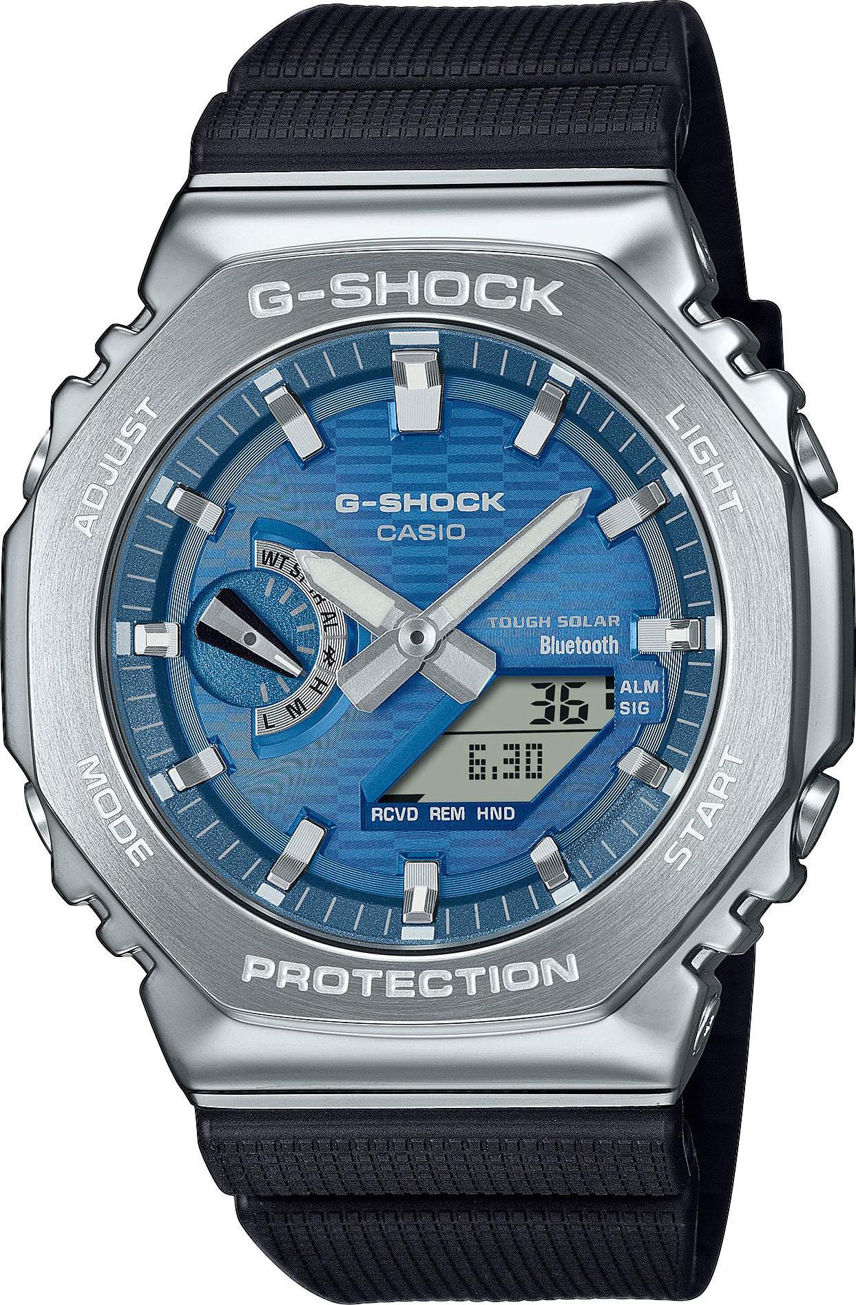 Casio GBM-2100A-2BER Hodinky G-Shock Solar Bluetooth Blau