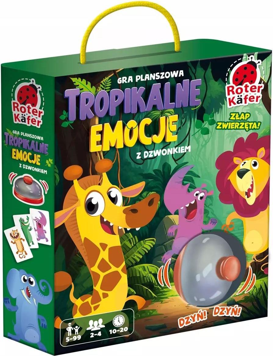 Roter Kafer Tropische Emotionen mit Glocke