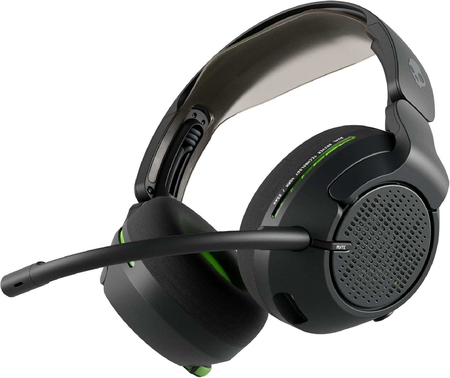 Skullcandy Over-Ear Wireless Gaming Headset mit THX Spatial Audio, Multi-Sensory Bass, abnehmbarem Mikrofon, Ultra-Low-Latency und Multi-Plattform-Kompatibilität Skullcandy Crusher PLYR 720