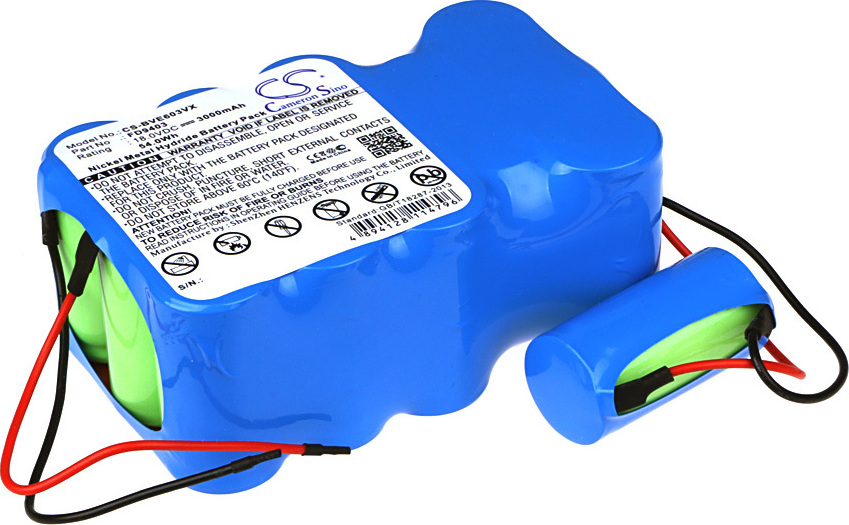 TECHTEK Akku Kompatibel mit [Bosch] BBHM1CMGB/01, BBHMOVE4, BBHMOVE4/01, BBHMOVE4/02, BBHMOVE4/03, BBHMOVE4AU/03, BBHMOVE4N/01, BBHMOVE5/02, BBHMOVE5
