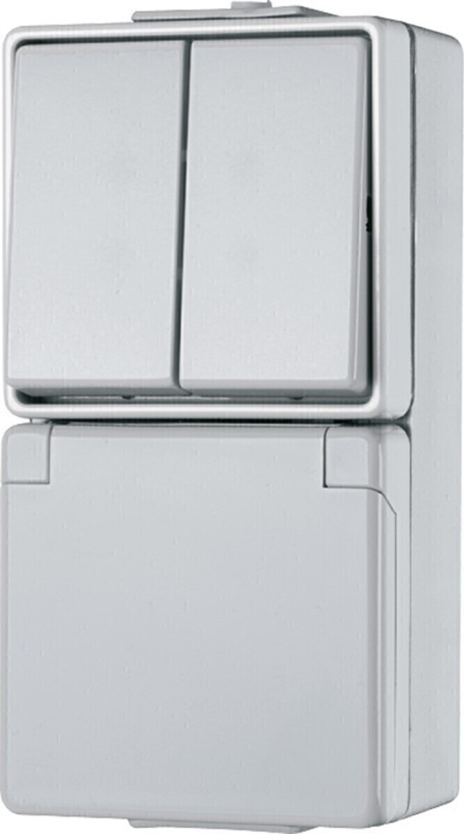 JUNG 675W Elektroschalter Rocker switch Weiß (675W)