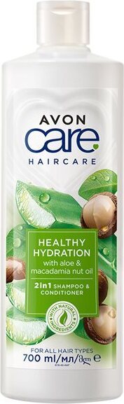 AVON Aloe und Macadamianuss Shampoo und Spülung 2 in 1 Healthy Hydration
