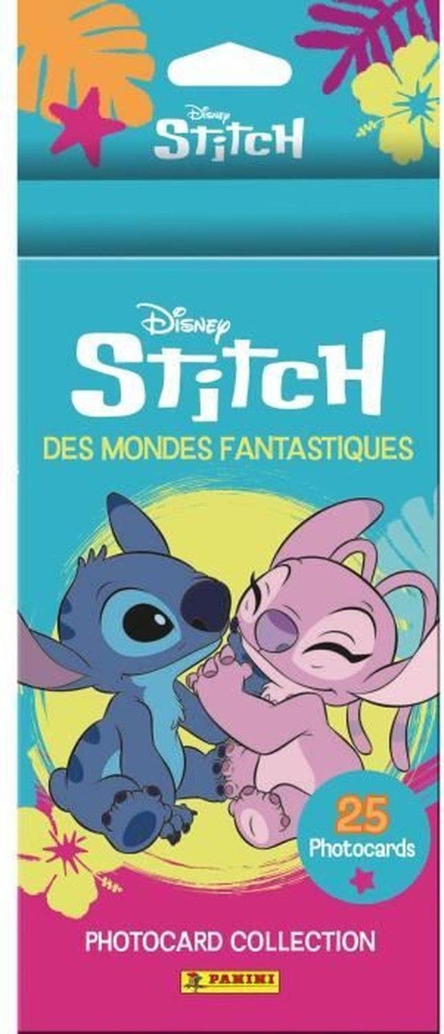 Panini Stitch-Fotokarten-Blisterpackung, 4 Packungen + 1 gratis – 25 Karten Stitch Fantasy Worlds