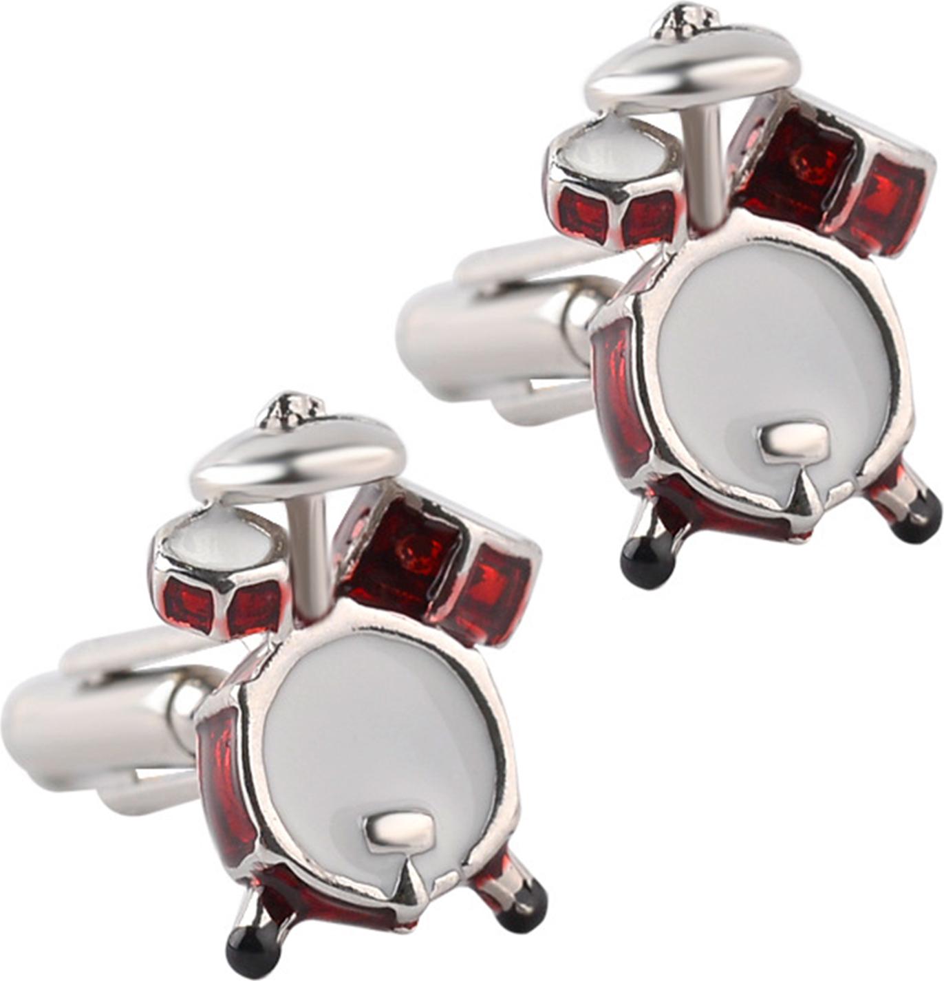 Bremen 1 Paar Herren-Manschettenknöpfe in Trommelform, farbechte Manschettenknöpfe aus Legierung, lässige formelle Kleidung, Bankettkleidung, Zubehör 4509633