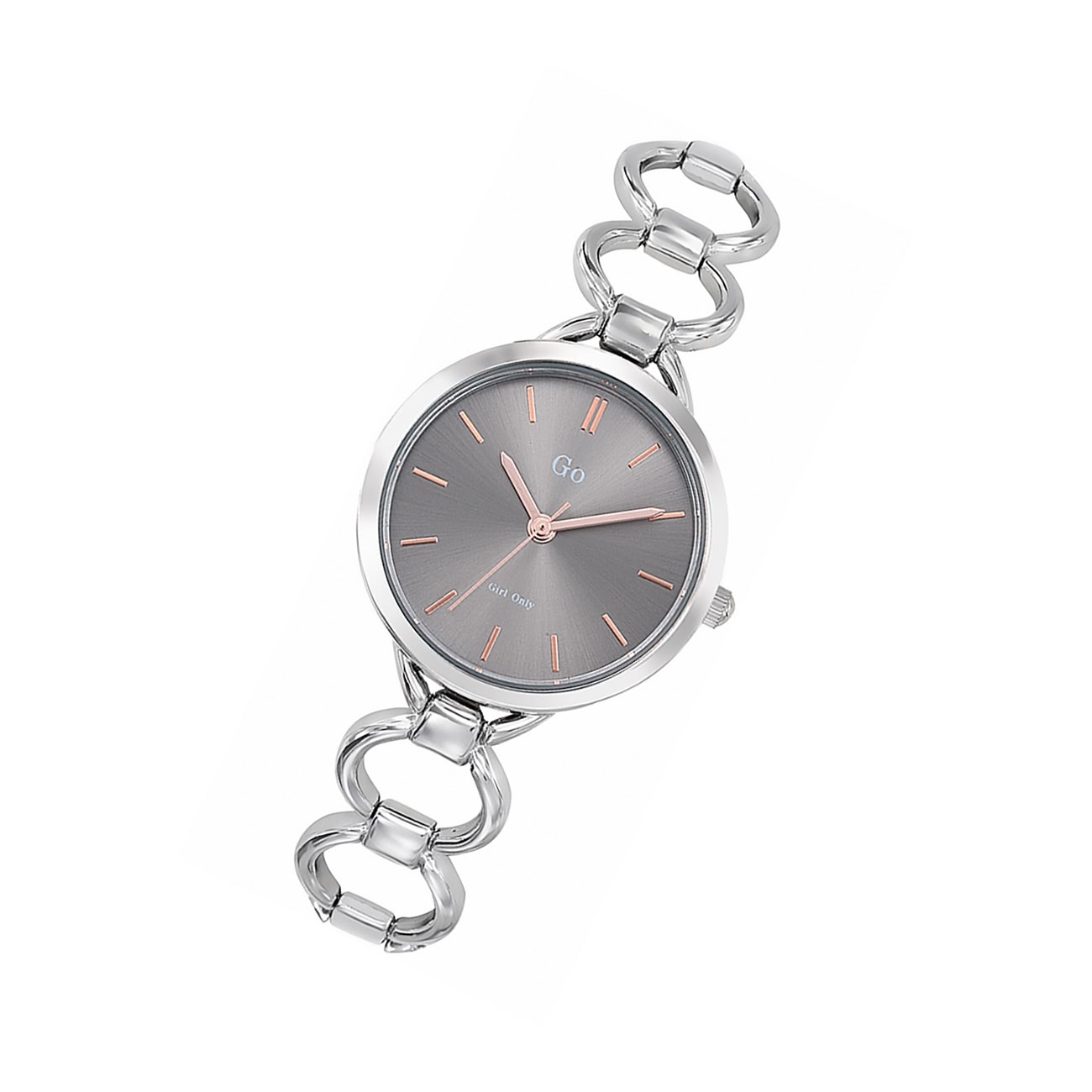 Girl Only náramkové hodinky strieborné z nerezovej ocele 695212 GO dámske analógové quartzové hodinky UGO695212