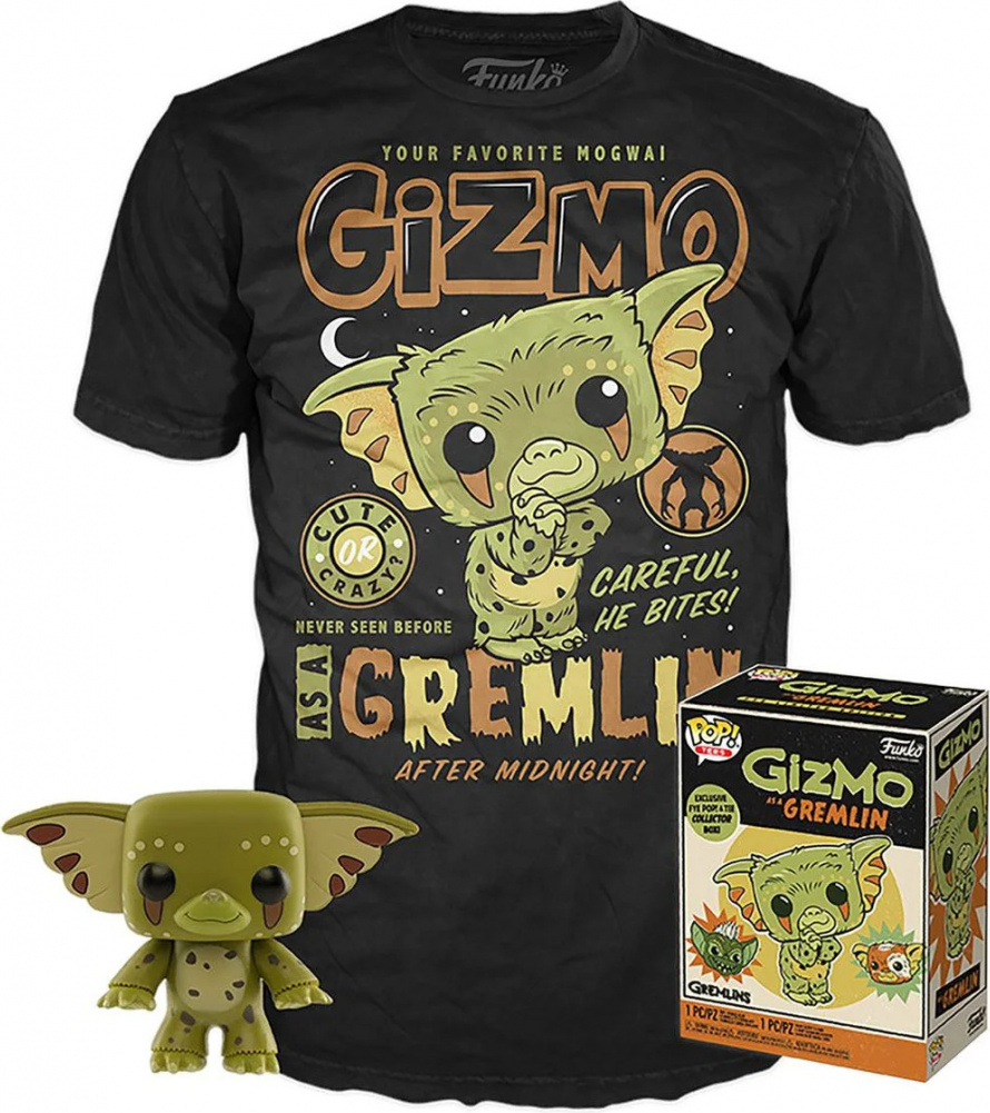 Funko Pop! Gremlins Gizmo - Ekskluzywna Figurka Winylowa Premium - Set & Tee