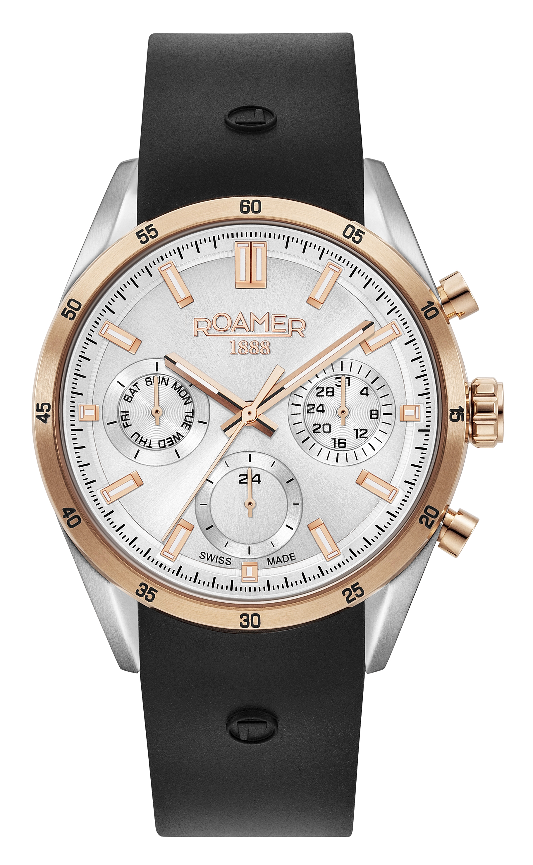 Roamer Herren Armbanduhr Superior Multifunction 42.50mm Armband Polyurethan508982 49 15 05