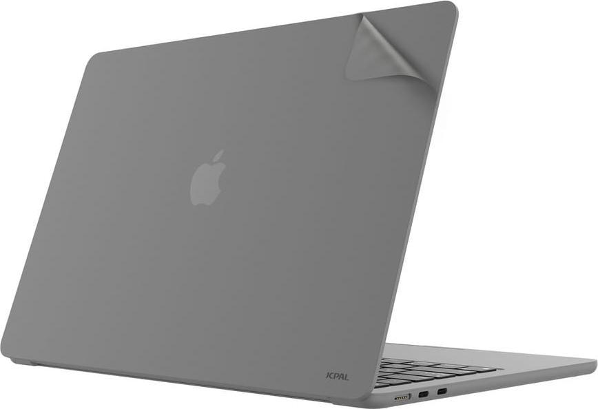 Folia JCPal MacGuard Space Gray 2w1 do MacBook Air 13" M2,2022 SZARA