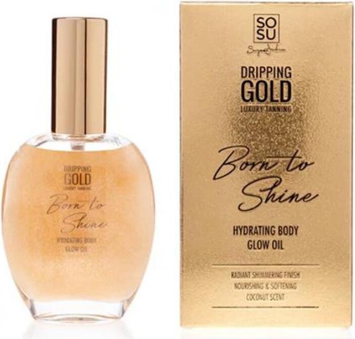 Body Oil Hydrating Body Glow Oil Dripping Gold Born to Shine ( Hydrating Body Glow Oil) 50ml
