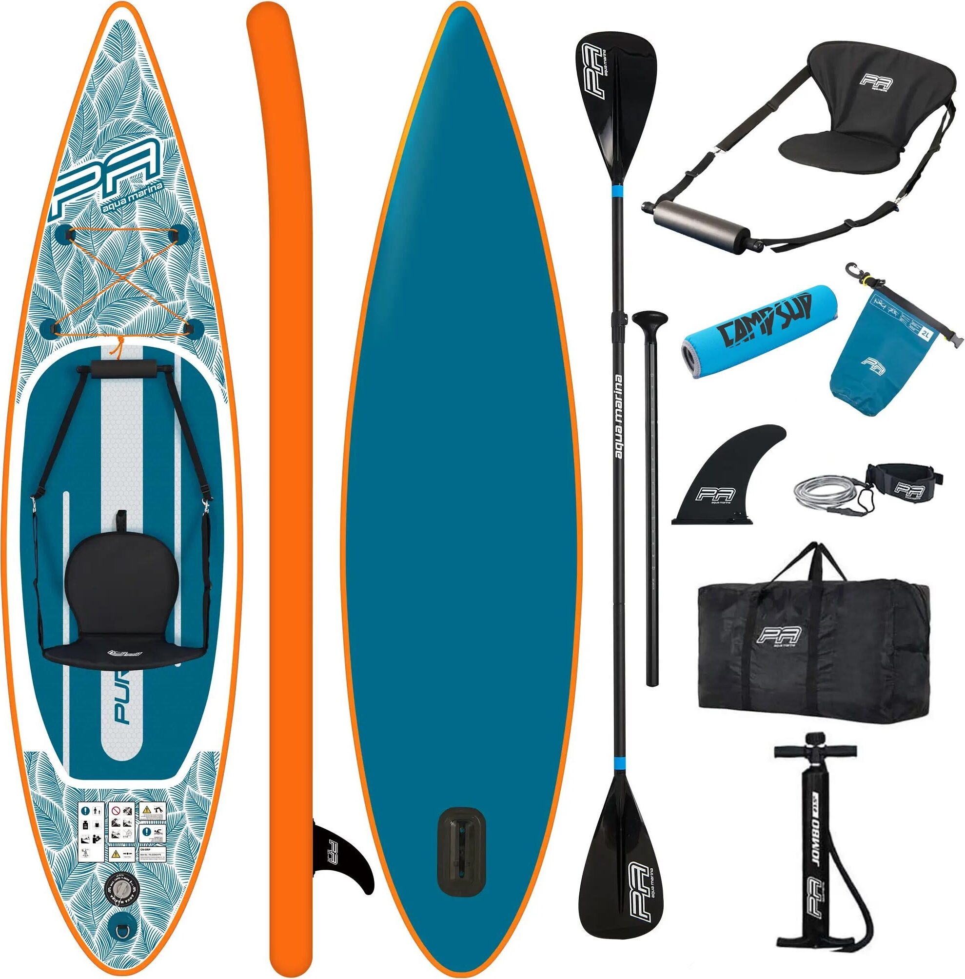 Aqua Marina Pure AIR 11'0" plávajúci nafukovací stojan na paddleboard 335 cm