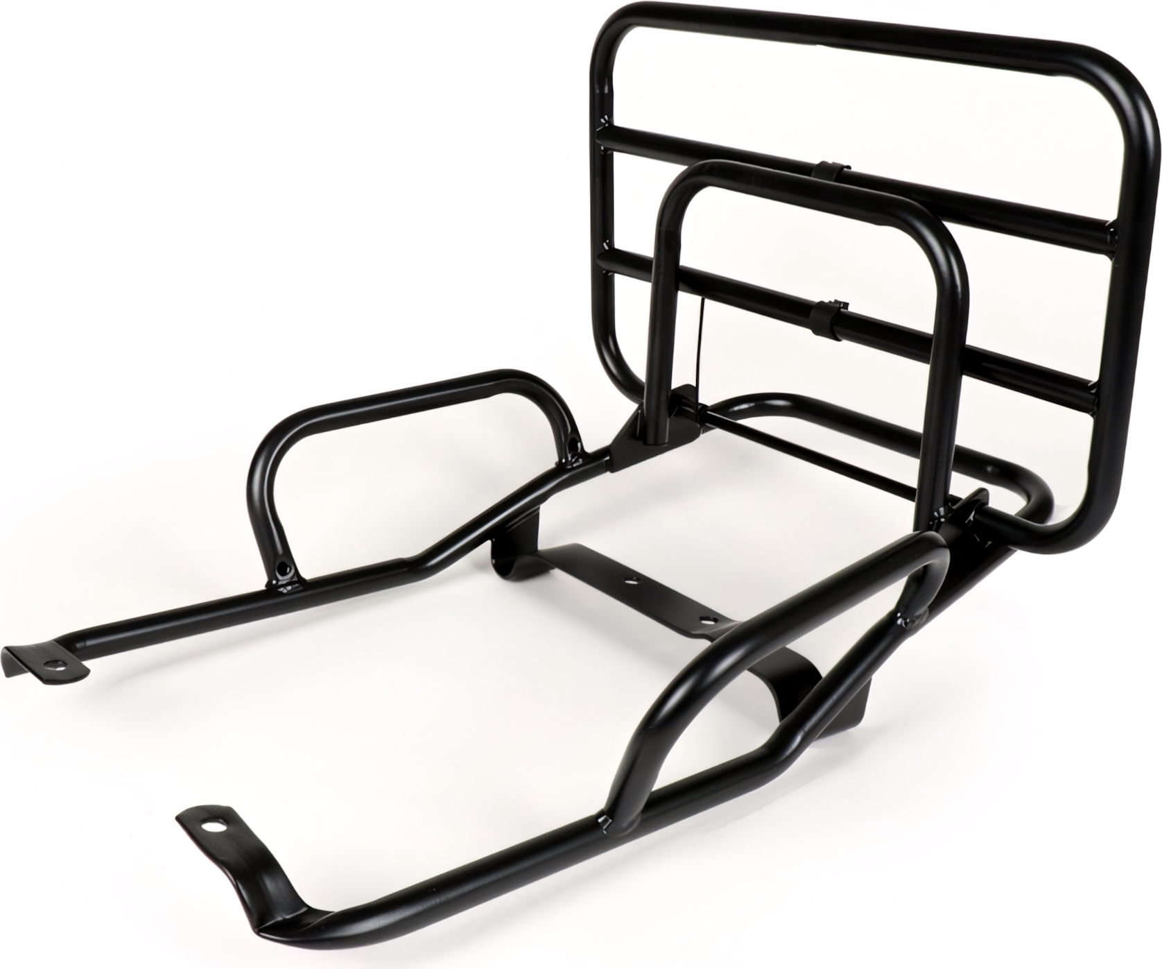 MOTO NOSTRA Porte-bagages Arrière Noir Mat Compatible Vespa LX 50-125 Et Vespa S 50-125 Ie