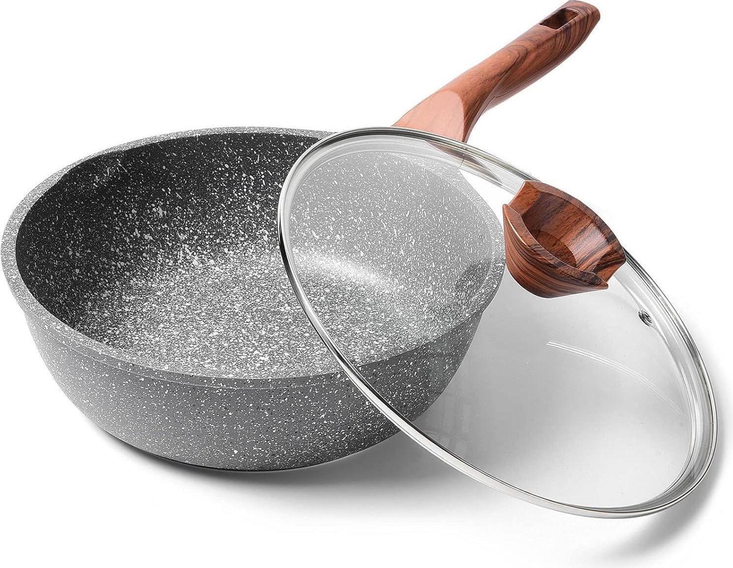 Sonstige RIOVARM 24cm Tiefe Pfanne mit Granitbeschichtung und Deckel