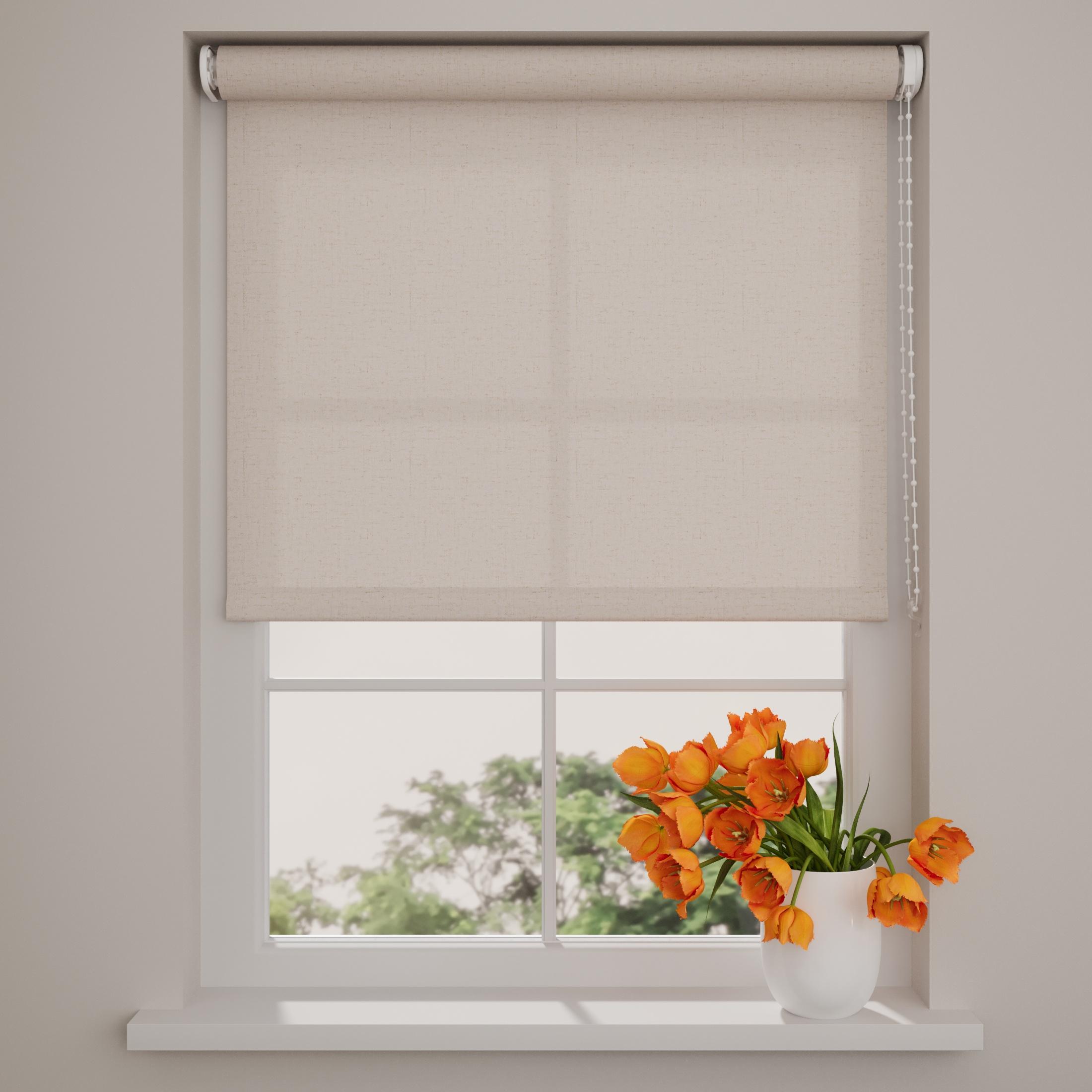 Radeco Rollo Easy - Lichtdurchlässig - Leinen - 70 x 190